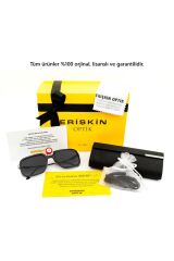 Ea 4029 50638g 64 Erkek Siyah Dikdörtgen Güneş Gözlüğü