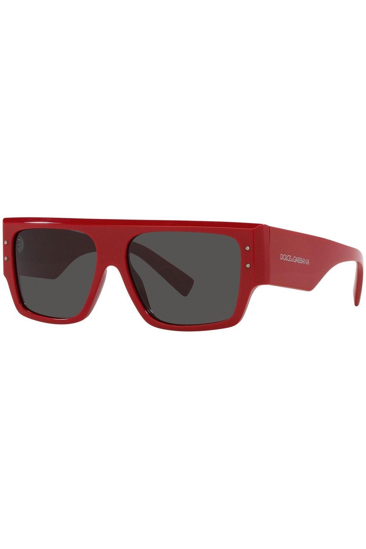 Dolce & Gabbana DG4459 (309687) 56 | Unisex Kırmızı Güneş Gözlüğü